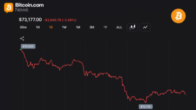Трейдеры наблюдают за падением курса BTC ниже ключевых скользящих средних, поскольку «медведи» оказывают давление на отметку в 73 000 долларов — Крипто Новости