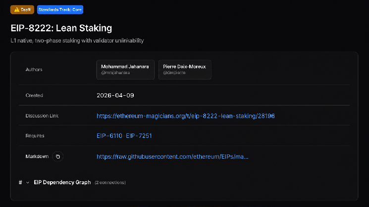 Институциональные участники стейкинга Ethereum оценивают компромисс между скоростью и конфиденциальностью в рамках EIP-8222 &mdash; Крипто Новости