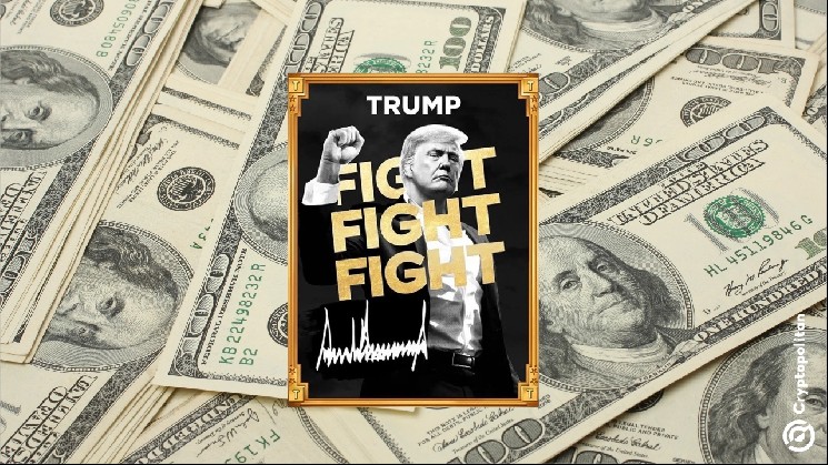 Мемкоин Трампа подскочил на 80%, трейдеры столкнулись с ликвидацией активов на сумму 30 миллионов долларов — Крипто Новости