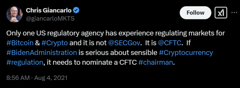 Coinbase просит Конгресс предоставить CFTC полномочия на спотовом рынке — Крипто Новости