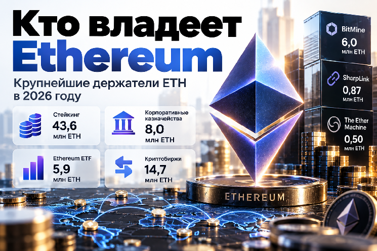 Кто владеет Ethereum: крупнейшие держатели ETH в 2026 году &mdash; Крипто Новости