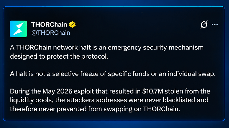 Соучредитель Thorchain: &laquo;Нейтральные сети не могут выбирать, кто может совершать транзакции&raquo; &mdash; Крипто Новости